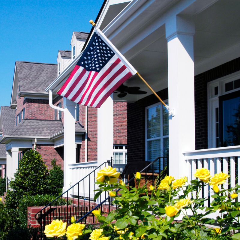 House with American Flag