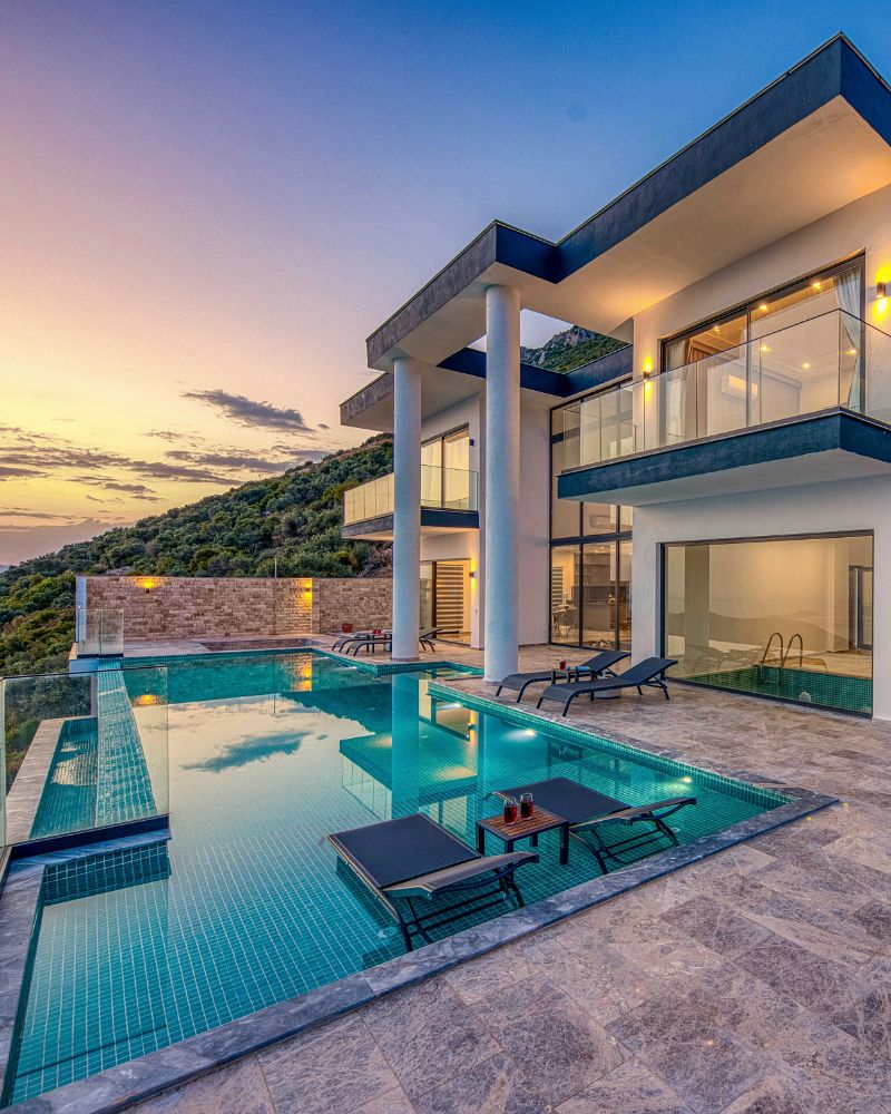 Family eating dinner, father son and kid